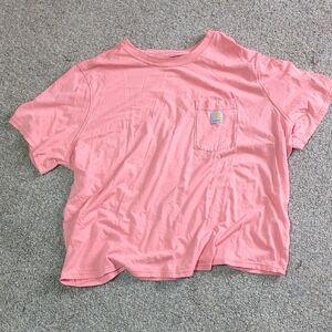 Carhartt Pink Pocket T-Shirt